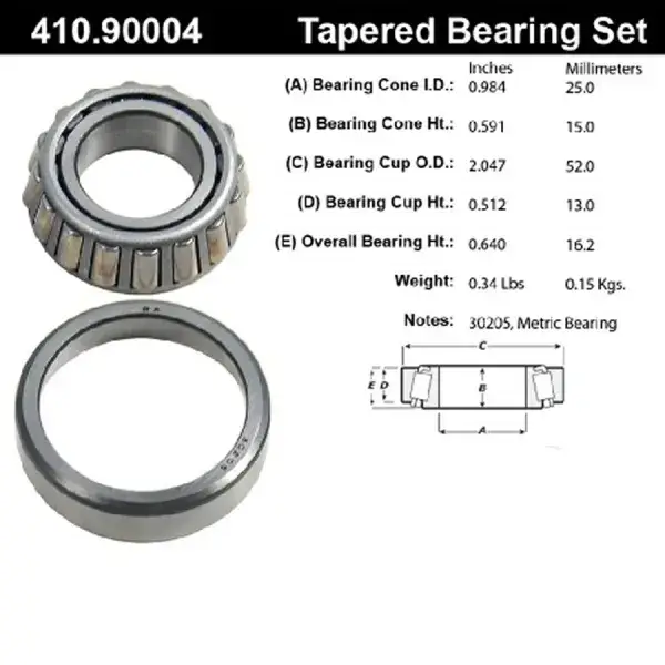 Centric Parts Radlager Vorderrad / innen - Premium - 410.90004 Wochenendangebot