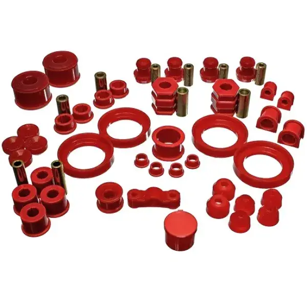 Bestpreis Energy Suspension Hyperflex Gummi/Lager Kit - Rot - EN-16.18109AR
