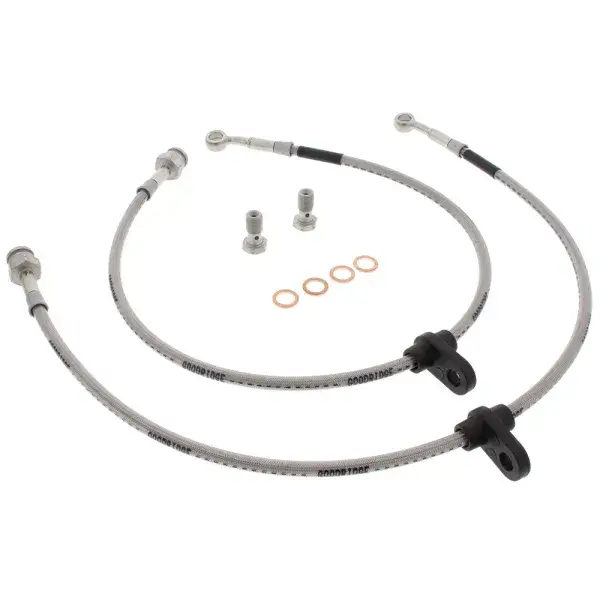 Goodridge Bremsschlauch Satz hinten Stahlflex (TÜV) - Silber - GO-2917-B-R-C-T Versand Am Gleichen Tag