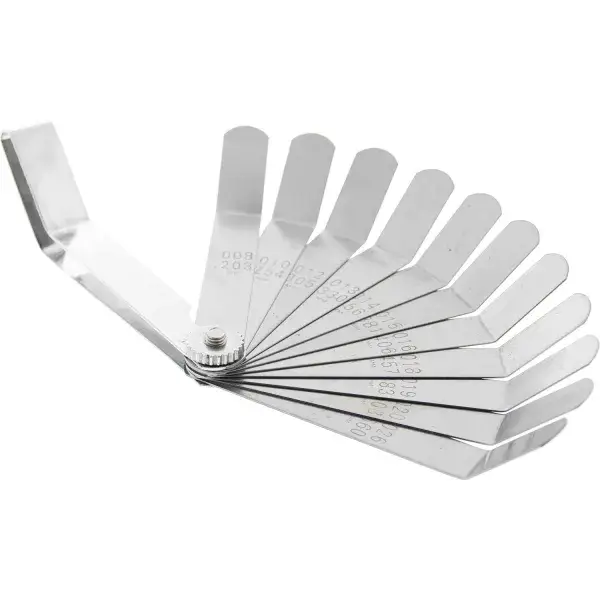 Lisle Fühlerlehren abgewinkelt, metrisch und imperial, 11-teilig - L68050 Expressversand
