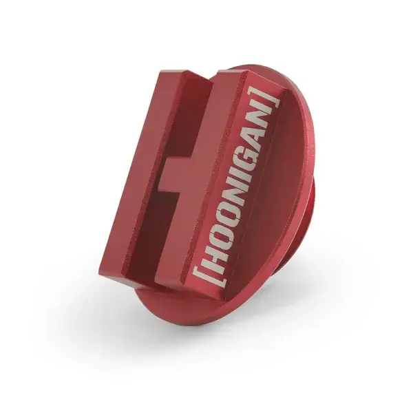 Mega-Angebot Mishimoto / Hoonigan Öldeckel - Rot eloxiert - MMOFC-HN-HOONRD