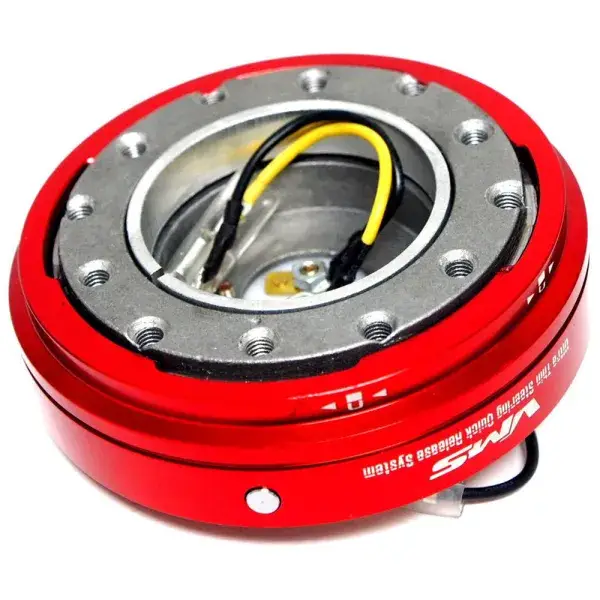 VMS Racing Lenkrad Schnellspanner (snap-off) - Rot - QR500RD Saisonangebot