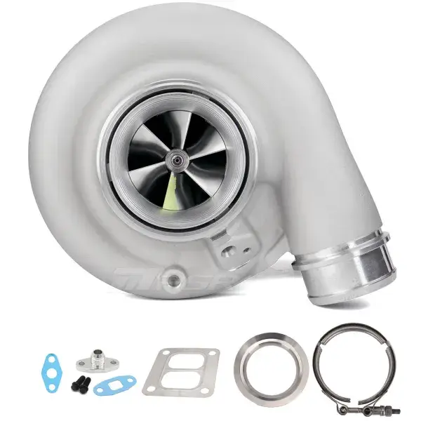 Pulsar Turbo Systems 366D 950HP GEN2 Dual Ceramic Kugellager-Turbo - T51R Mod - 80x73mm - T4 Twin-Scroll .91 V-Band - 102130007 Schneller Versand