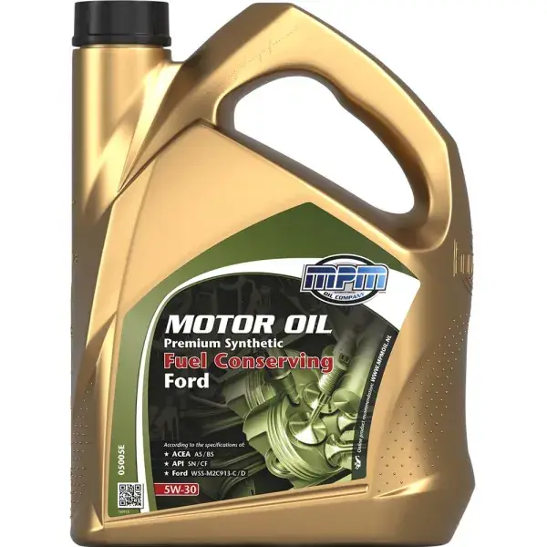 MPM Oil Motoröl 5W30 Premium Synthetic Fuel Conserving - 5 Liter - MPM-05005E Must-Have