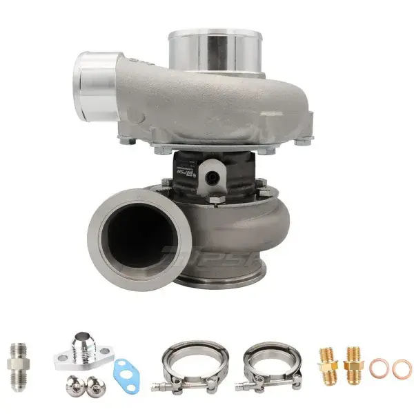 Sonderangebot Pulsar Turbo Systems PTX2867R 550HP GEN2 Kugellager-Turbo - .82 Edelstahl Dual V-Band - ohne Wastegate - 102128112