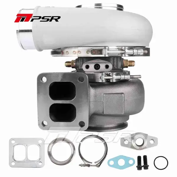 Pulsar Turbo Systems 7375G 1200HP Compact Dual Ball Bearing Turbo - Forward Rotation - T51R Mod - 1.01 T4 Divided V-Band - 102142294 Billig