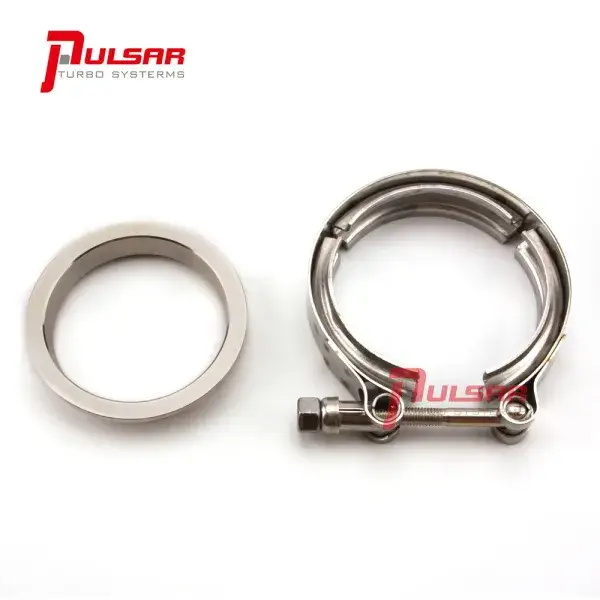 Neu Pulsar Turbo Systems 3 inch Stainless Steel V-Band Flange Kit for Turbo T4 PTE T67 T72 T76 - 164376101
