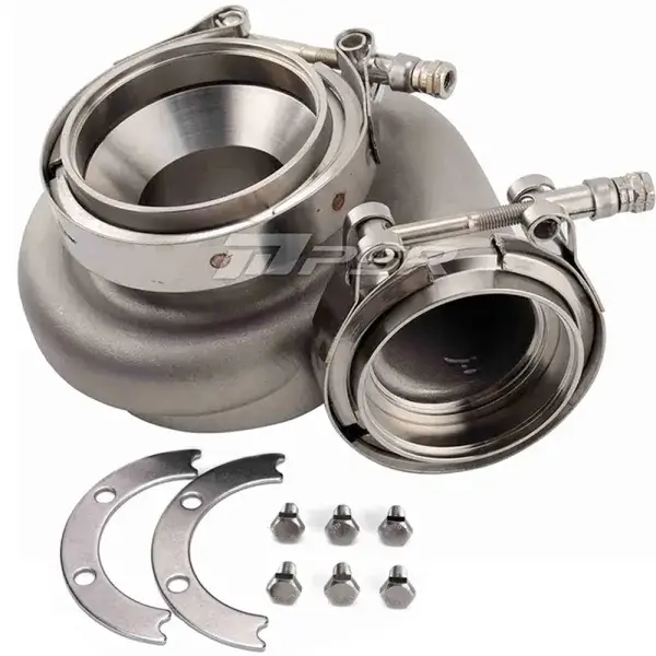 Pulsar Turbo Systems Turbine Housing for GEN1, GEN2 3576 and 3582 Turbos - .82 Stainless Steel Dual V-Band - 194335205 Neuheit