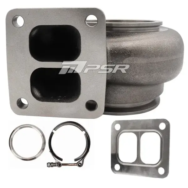 Sonderaktion Pulsar Turbo Systems Turbine Housing for 75G and G42- Turbos - Forward Rotation - T4 Divided 1.28 V-Band - 194342203