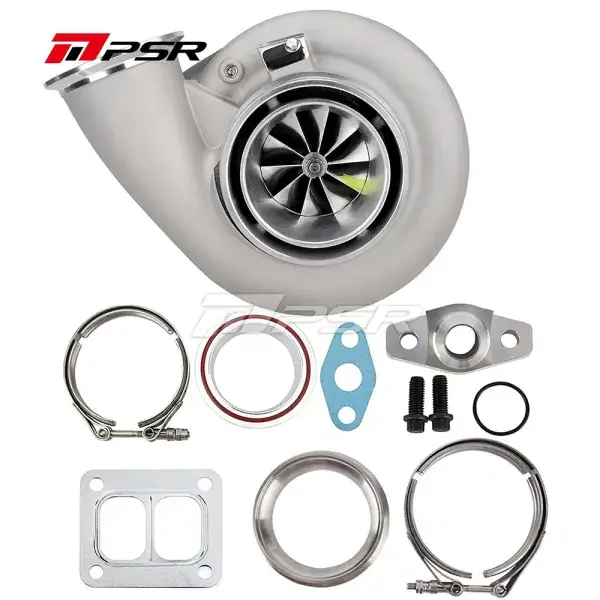 Schnäppchen Pulsar Turbo Systems 7975G 1450HP Dual Ball Bearing Turbo - Forward Rotation - Standard - T4 Divided 1.15 V-Band - 102142244