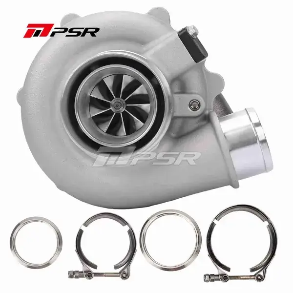 Pulsar Turbo Systems 5449G 660HP Dual Ball Bearing Turbo - Reverse Rotation - Standard - .72 Dual V-Band W/O IWG - 102125125 Bestpreis