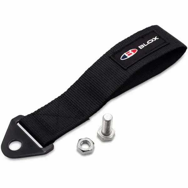 Top-Seller BLOX Racing Abschleppschlaufe - Schwarz - BXAP-00034-BK