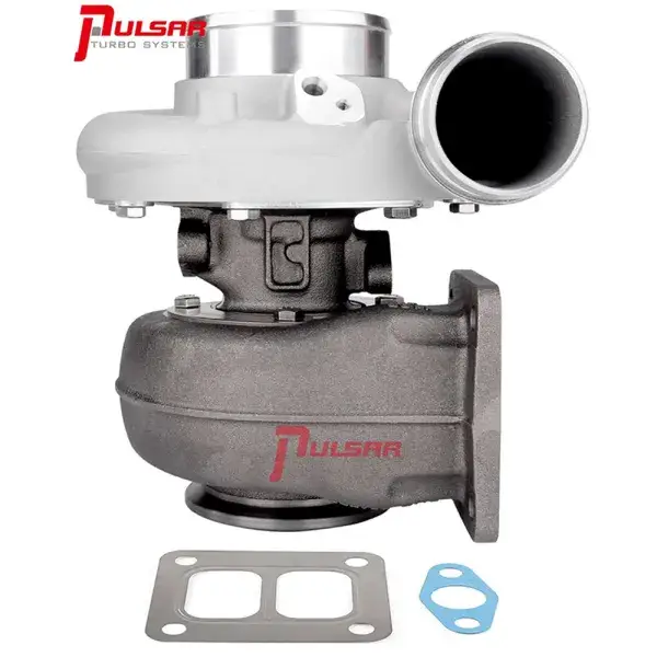 Pulsar Turbo Systems S366 950HP GEN2 Journal Bearing Turbo - T51R Mod - 76x67.5mm - T4 Divided .91 V-Band - 100130044 Sonderaktion