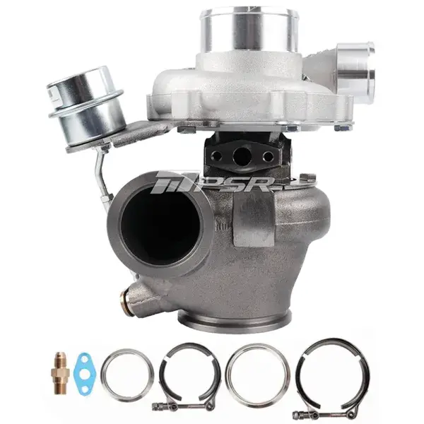 Pulsar Turbo Systems 2860 475HP GEN2 Dual Ball Bearing Turbo - T51R Mod - .72 Dual V-Band - Stamping 11.6psi - 102127228 Versand Am Gleichen Tag