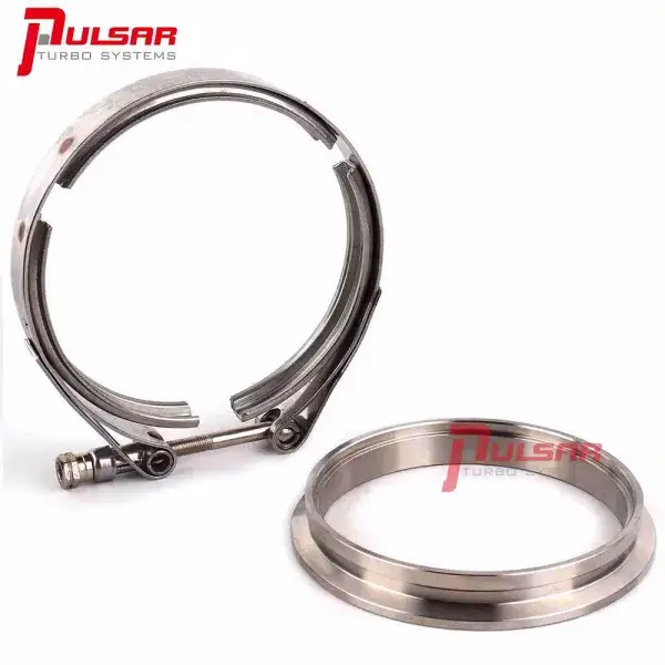 Pulsar Turbo Systems Flange&Clamp Kit Stainless Steel for G ser. 6275, 6775, 7375, 7975, 7782 - VB+T4 -3,5 inch OD tubing - 164378102 Preisknaller