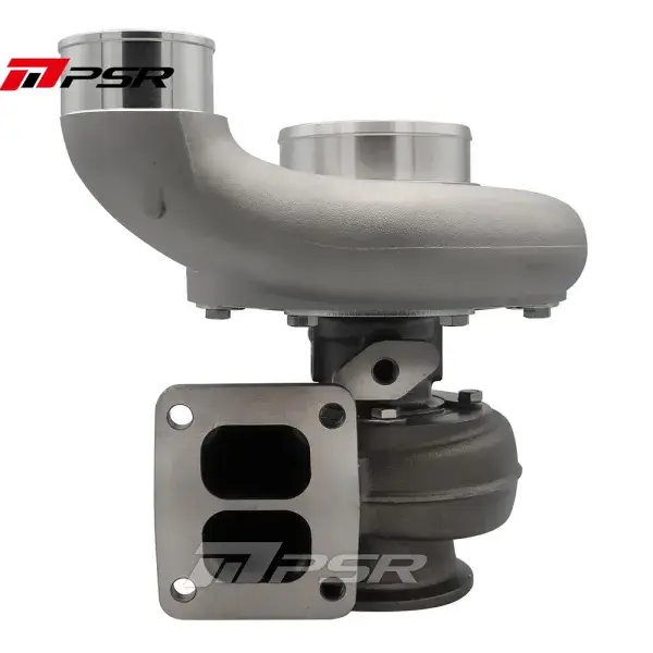 Kracherpreis Pulsar Turbo Systems Billet 369D 950HP Dual Cer. Ball Bear. Turbo with 90° Elbow Outlet Compr - 76x67,5 -T4 Divided 0.91 - 102130047
