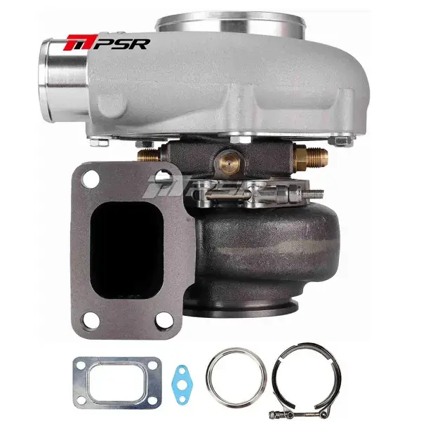 Pulsar Turbo Systems 5455G 660HP Dual Ball Bearing Turbo - Forward Rotation - T51R Mod .72A/R 4inch - T25 .72 V-Band IWG - 102152484 Geprüft