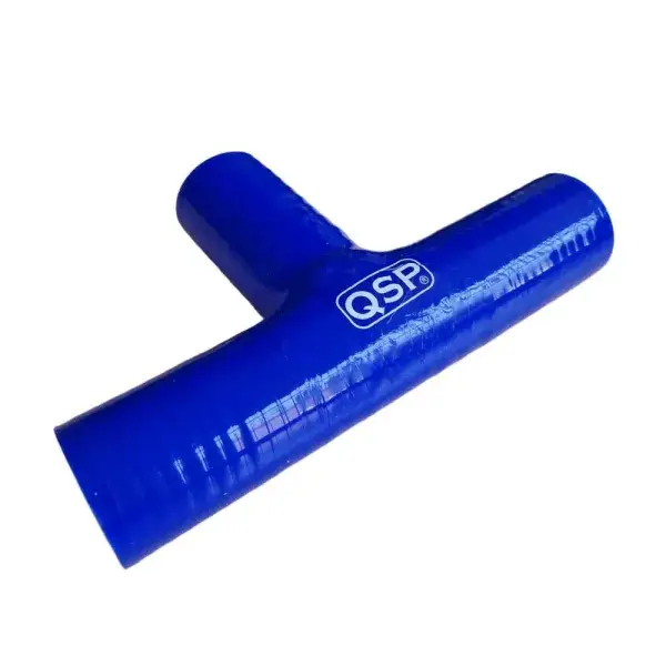 Sichere Zahlung QSP Silikon T-Stück 3x 35mm - Länge 200 mm - Blau - QHTST-35BLU