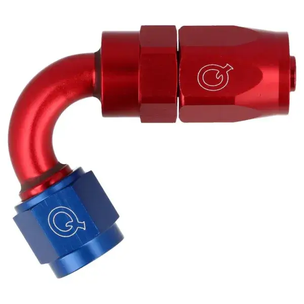 Top-Preis QSP Schlauchadapter leicht 120° AN12 - Blau, Rot - QG136-1212