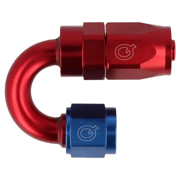 QSP Schlauchadapter leicht 180° AN16 - Blau, Rot - QG136-1816 Expressversand