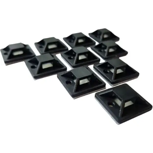 QSP Selbstklebender Halter für Kabelbinder (20x20mm) - Schwarz - QC7020 Jetzt Bestellen