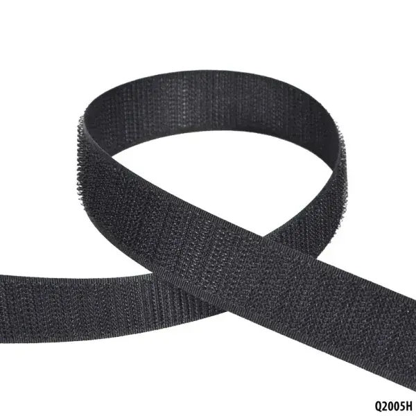 Meistverkauft QSP Selbstklebendes Velcro Unterteil - Schwarz - Q2005H