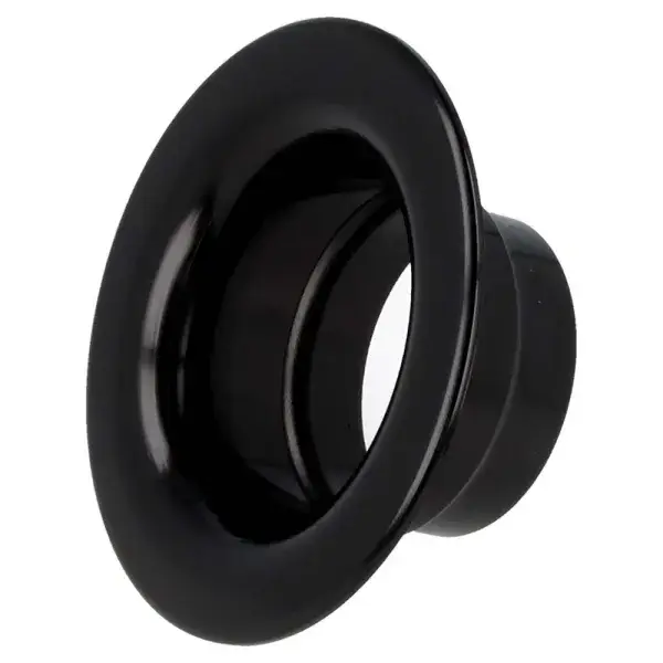 QSP Luftkanaleinlass Aluminium Schwarz - Ø89mm/3.5‘‘ - QDUCTINLET-089BLK Preisknaller