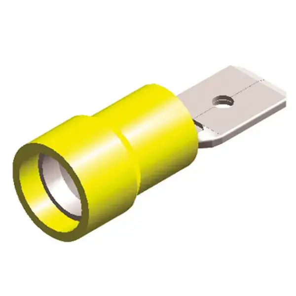 Jetzt Bestellen QSP Halbisolierter Kabelschuh männlich 6.3 mm - Gelb - QC3060