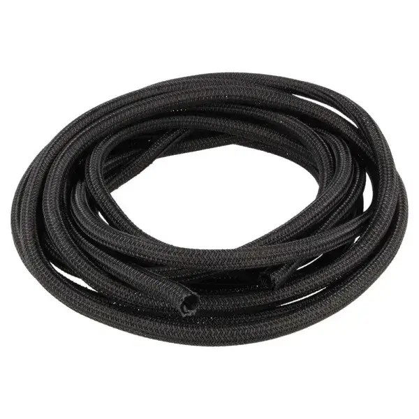 Bestpreis QSP Geflochtener Schutzschlauch - Selbstschließend - 50 mm - Schwarz - QC4050