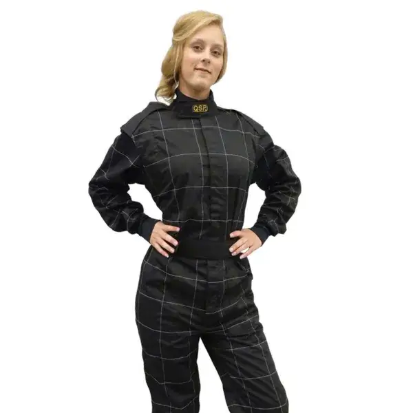 Top-Seller QSP Renn- / Kart-Overall - 54 - Schwarz - QSMEC-54-BLK