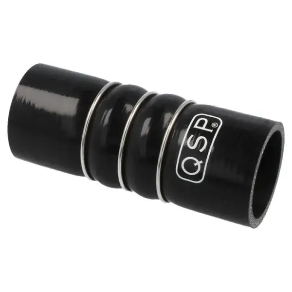 Sale QSP Verstärkter Silikonschlauch - 76 mm - Schwarz - QHBC-76BLK