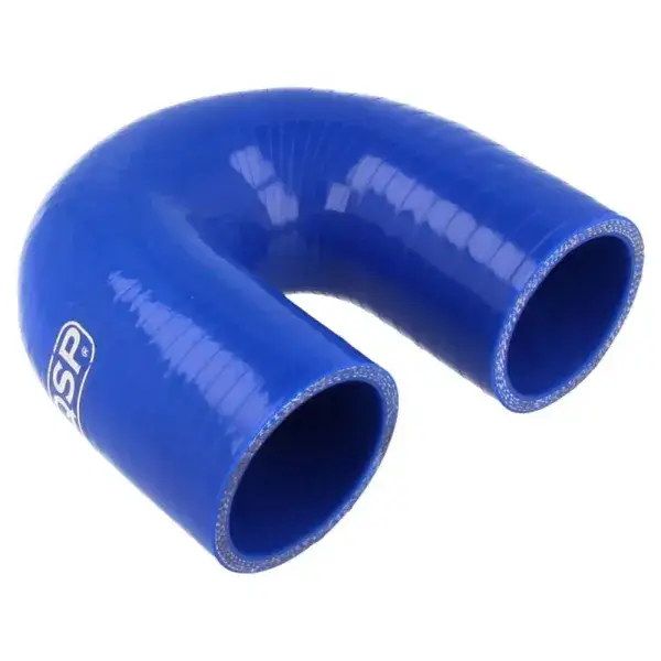 Aktuell QSP Silikonschlauch - 180° Bogen - 45 mm - Blau - QHE180-45BLU