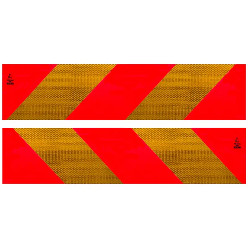Finale Aktion Heckmarkierung Zugmaschine Warntafel Set Warnmarkierung Satz ECE 70.01 Alu LKW