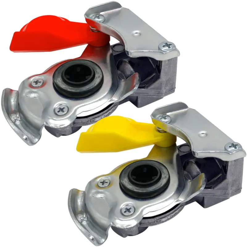 Kupplungskopf Set Rot Gelb M22x1,5 mit Ventil Saisonangebot