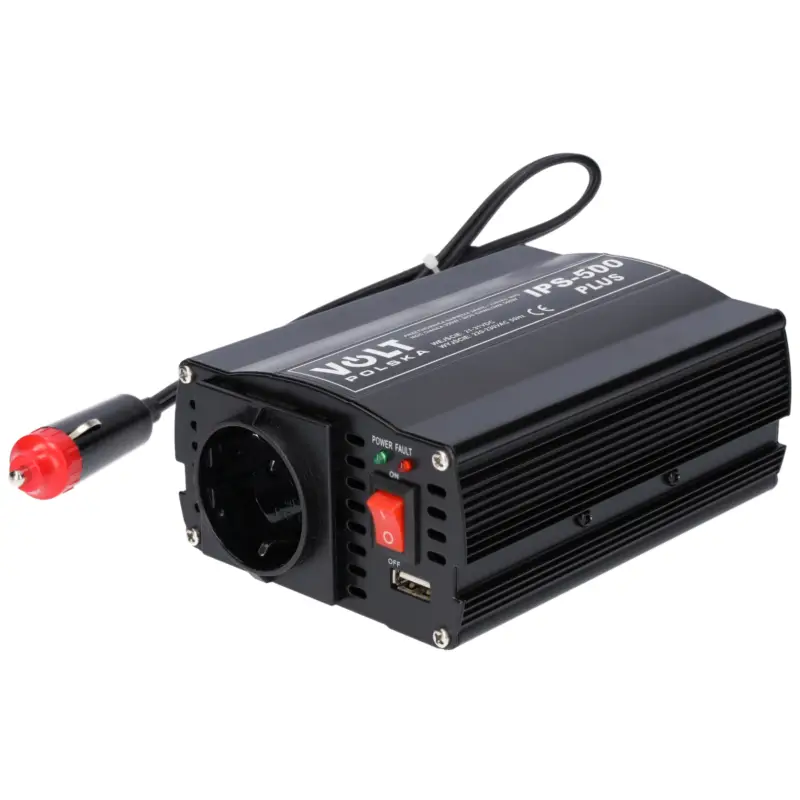 Expressversand Spannungswandler 24V auf 230V 350/500W