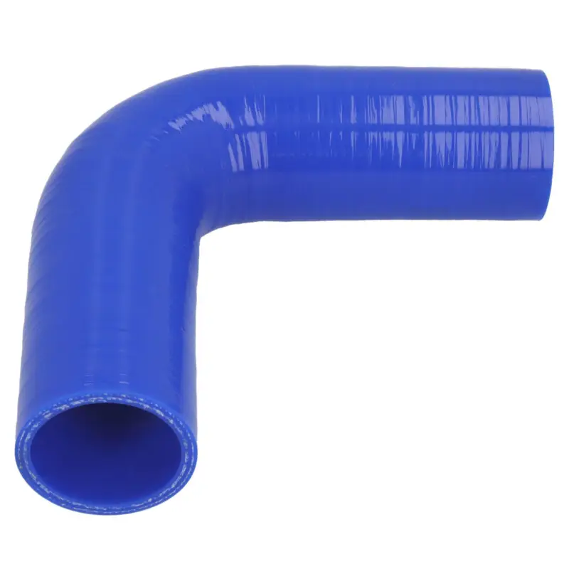 Billig Kühlerschlauch Silikonschlauch Bogen 90° blau 30x150mm