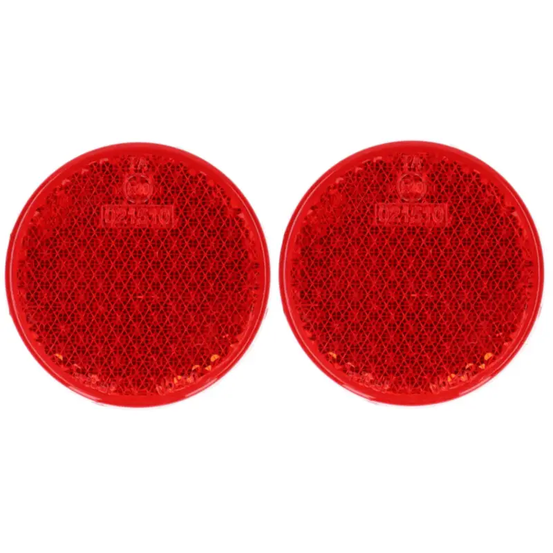 2x Rückstrahler Rund Rot 60mm mit Schraube Bestseller