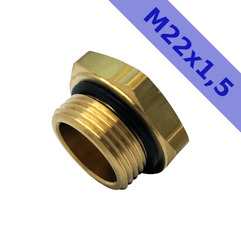 Verschraubung Verschlussschraube M22x1,5 Neu