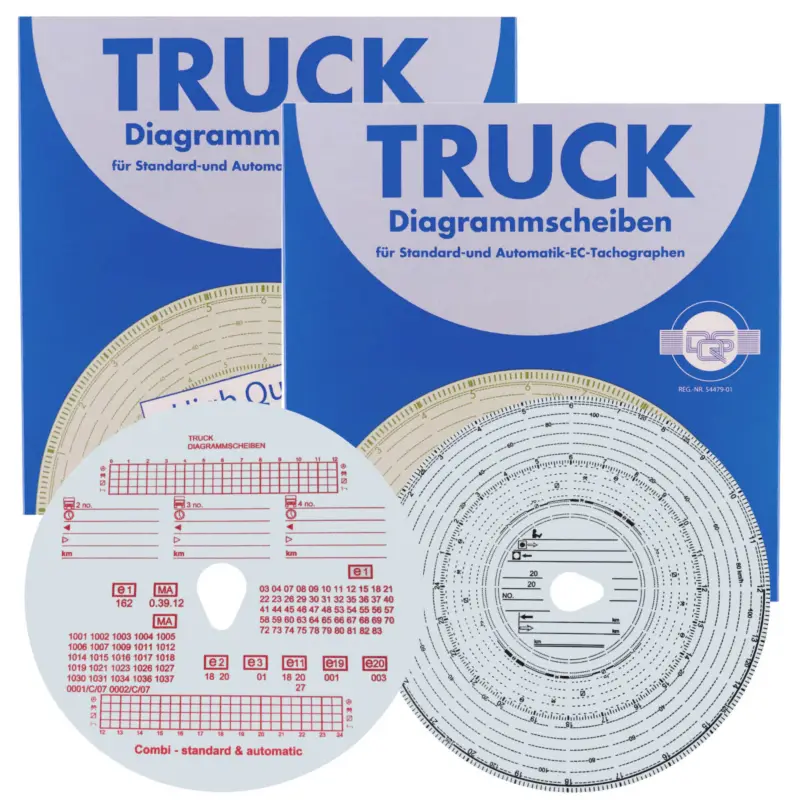 2x 100x Diagrammscheiben Tachoscheiben 140kmh km/h für Fahrtenschreiber 140-24 Solange Der Vorrat Reicht