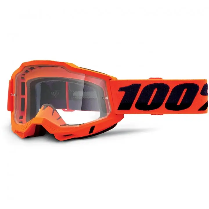 100% Accuri 2 Goggle - Neon Orange - Clear Finale Aktion