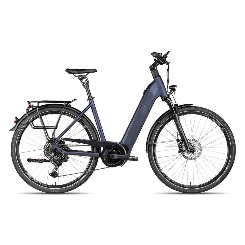 2R Manufaktur ELX 11 Wave - Trekking E-Bike - 2026 - matt blue-black / silver / titanium Sonderaktion