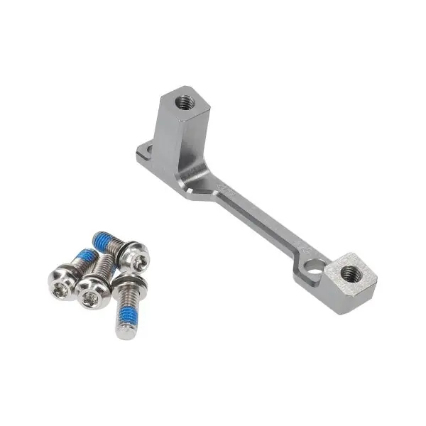 612 Parts Bremssatteladapter Postmount zu Postmount - silber Versand Am Gleichen Tag