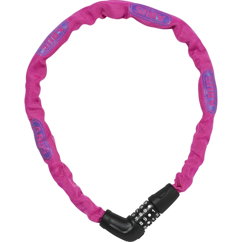 Beliebt ABUS 5805C Kettenschloss - pink / 75 cm