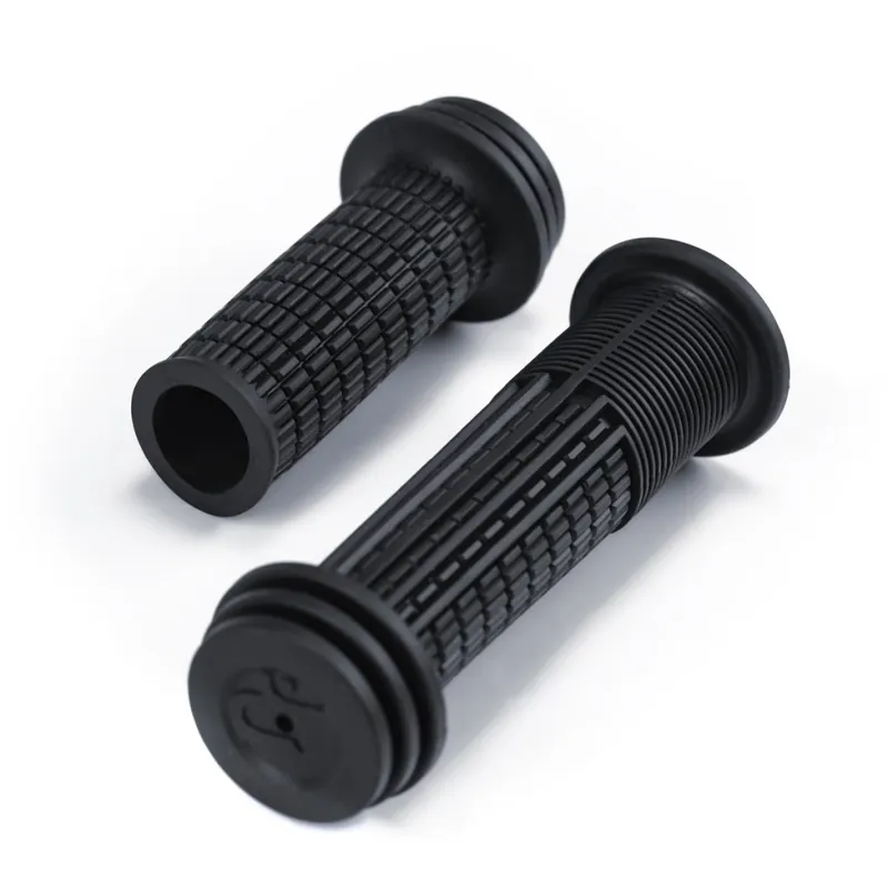 ACID KIDS Lenkergriffe mit Aufprallschutz und für Drehgriffschalter - 22,2mm - schwarz Finale Aktion