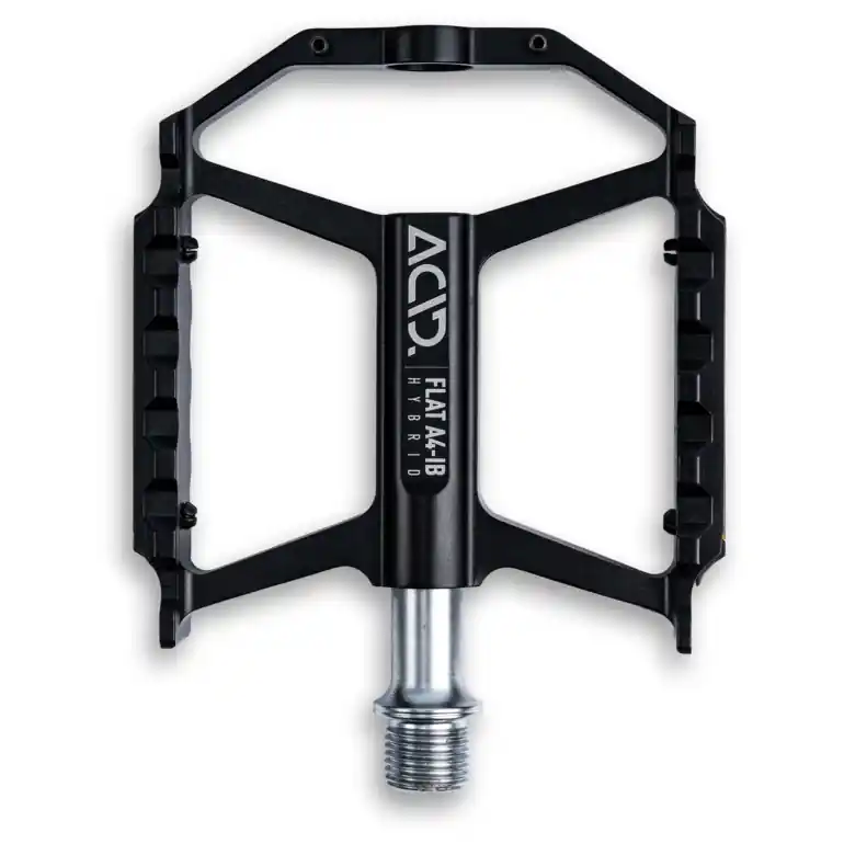 Abverkauf ACID Pedale FLAT A4-IB Hybrid - schwarz