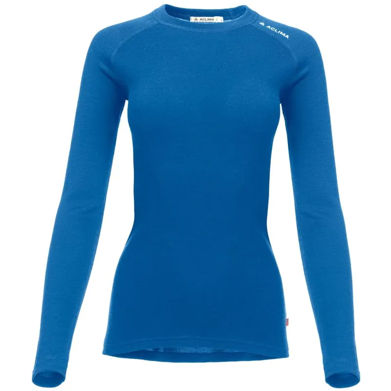Jetzt Kaufen Aclima WarmWool Crewneck Langarmshirt Damen - corsair