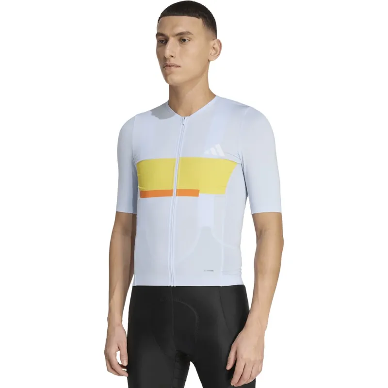 Highlight adidas Tempo Neo Heritage Radtrikot Herren - crystal sky JZ6771