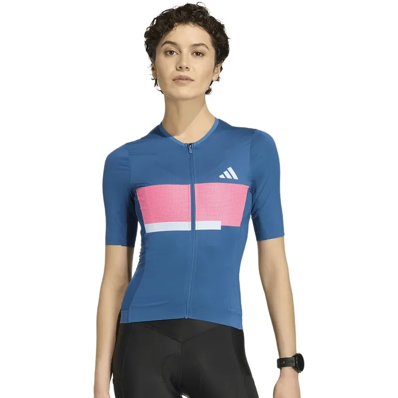 Markenware adidas Tempo Neo Heritage Radtrikot Damen - dusky petrol JZ6774
