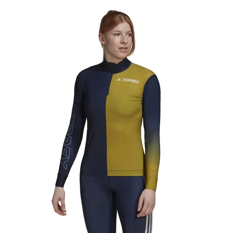Ausverkauf adidas TERREX Agravic XC Race Langlauf Oberteil Damen - legend ink HH9177