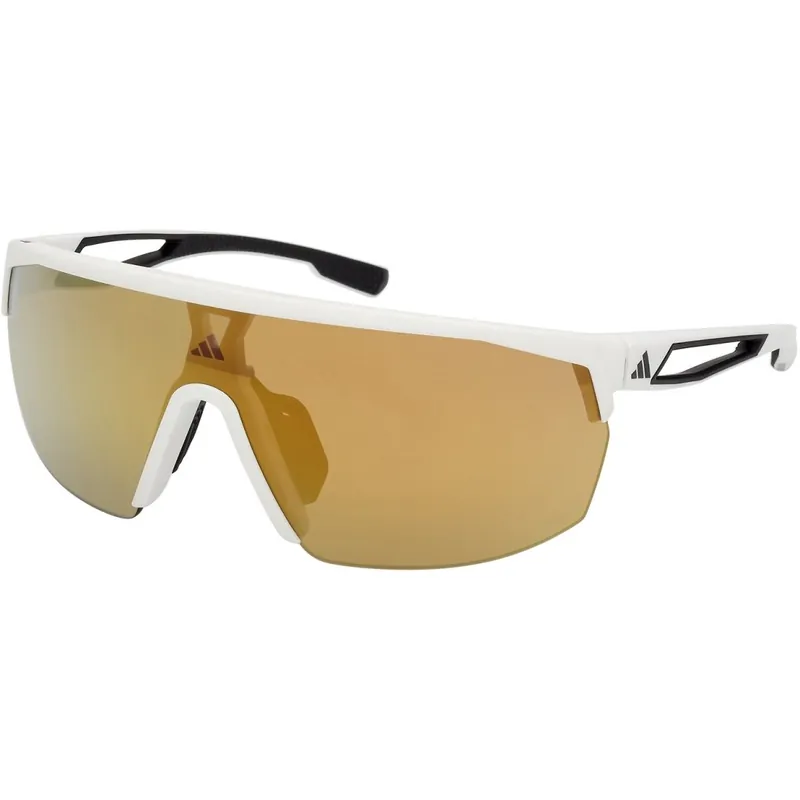 Preisknaller adidas SP0099 Sonnenbrille - White / Mirror Brown